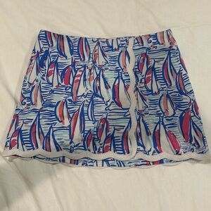 Lily Pulitzer Scalloped Skort